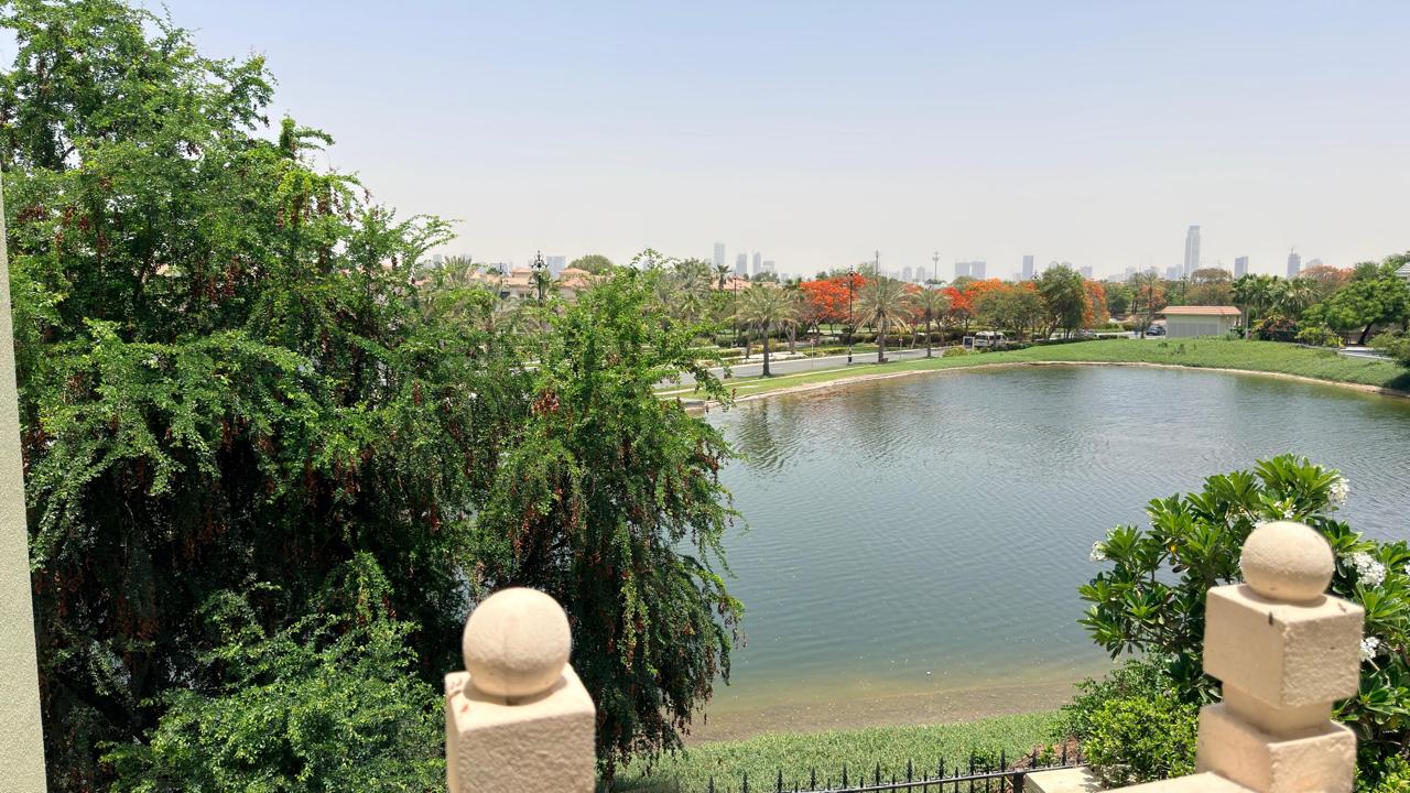 Luxury Lakefront Living | Fully Furnished 4BR + Maid | Private Lift & Massive Garden
